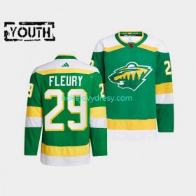 Dětské Hokejový Dres Minnesota Wild Marc-Andre Fleury 29 Adidas 2022-2023 Reverse Retro Zelená Authentic